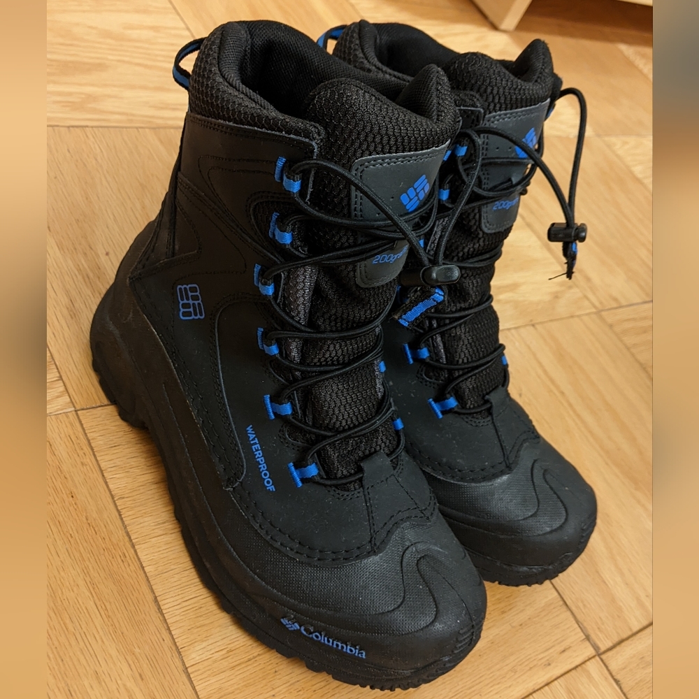 Columbia BY1332-010 Bugaboot Waterproof Winter Boots Youth 7